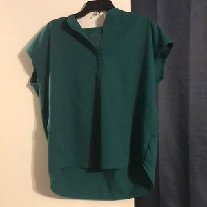 Figs Rafaela Hunter green scrub top